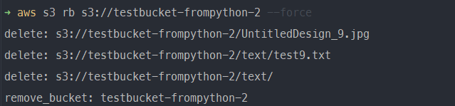 deleting-all-files-from-S3-bucket